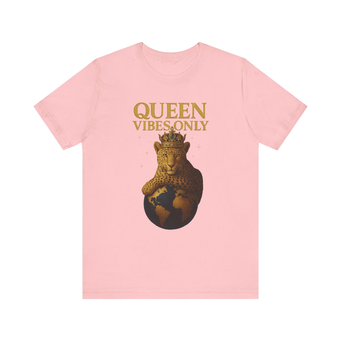 Queen Vibes Only T-Shirt | Unisex Graphic Tee, Empowerment Shirt, Casual Wear, Trendy Everyday Style