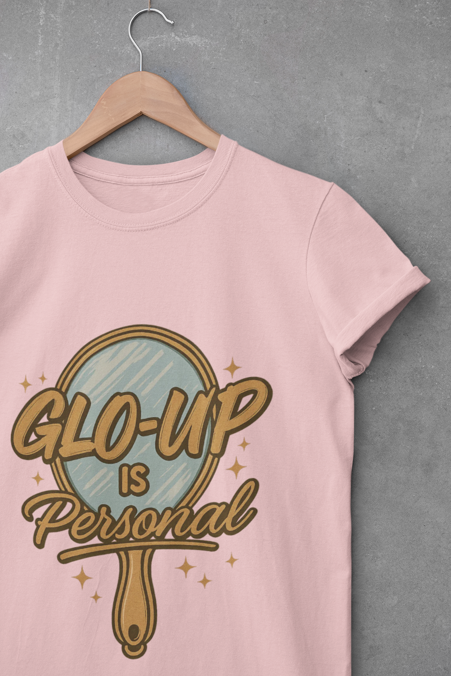 Glo-Up is Personal Tee, Unisex Jersey Short Sleeve T-Shirt, Inspirational Gift, Self-Love Apparel, Casual Wear, Motivational Top
