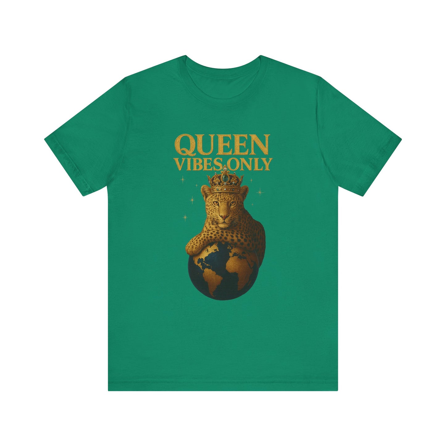 Queen Vibes Only T-Shirt | Unisex Graphic Tee, Empowerment Shirt, Casual Wear, Trendy Everyday Style