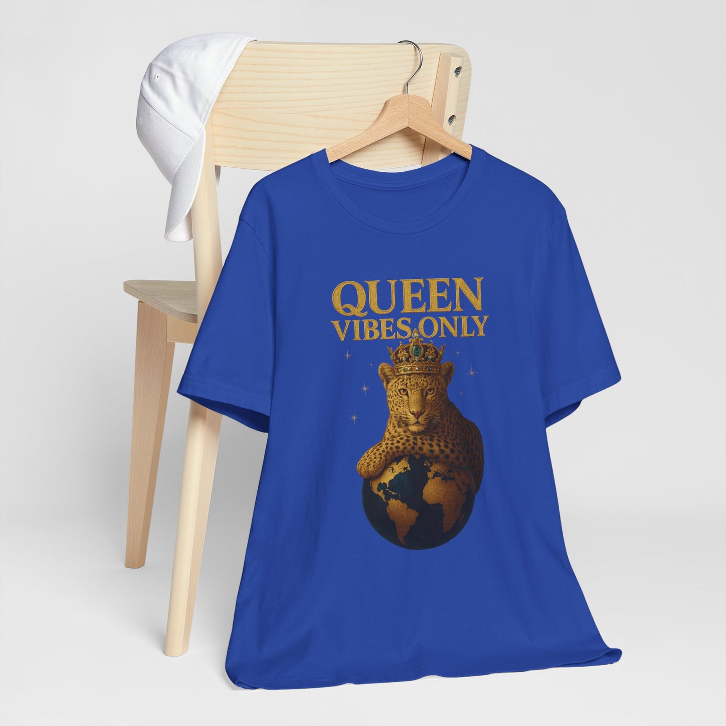 Queen Vibes Only T-Shirt | Unisex Graphic Tee, Empowerment Shirt, Casual Wear, Trendy Everyday Style